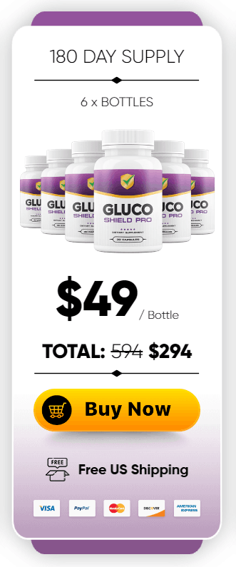 Gluco Shield Pro price 6 bottle